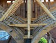 Torso eines Holzschiffes in der Werft