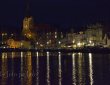 Hafen von Sønderborg bei Nacht