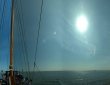 Panoramaaufnahme beim Segeln