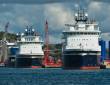 Schiffe im Hafen