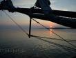 Segeltörn Rügen Møn Sonnenuntergang Klüver
