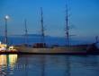 die Gorch Fock I bei Nacht