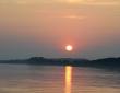 Sonnenuntergang im Hafen von Klintholm