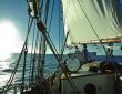Morgensonne auf dem Segelschiff