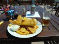 Fish and Chips with Lager