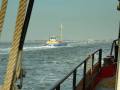 Boot in unserer Fahrrinne