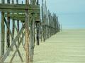 Landungssteg am Westende zu Texel